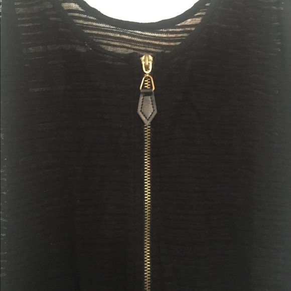 Zara Black Tank with Back Detail - Picture 4 of 7